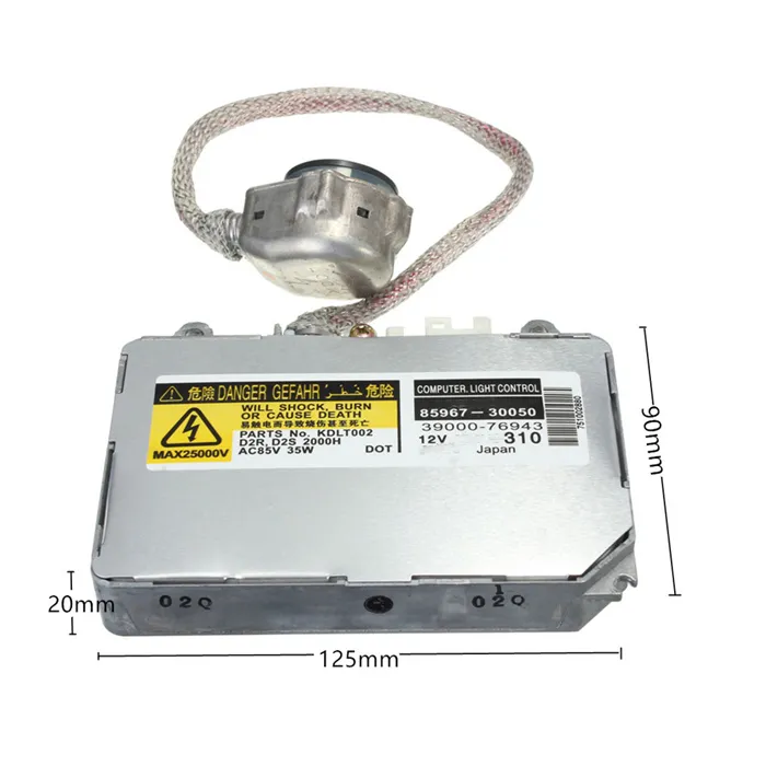 Liwiny NEW Xenon priekinių žibintų HID balastas su žiebtuvėliu D2S D2R OE 85967-50020 8596750020 DDLT002 Lexu-s Mazd-a (1)