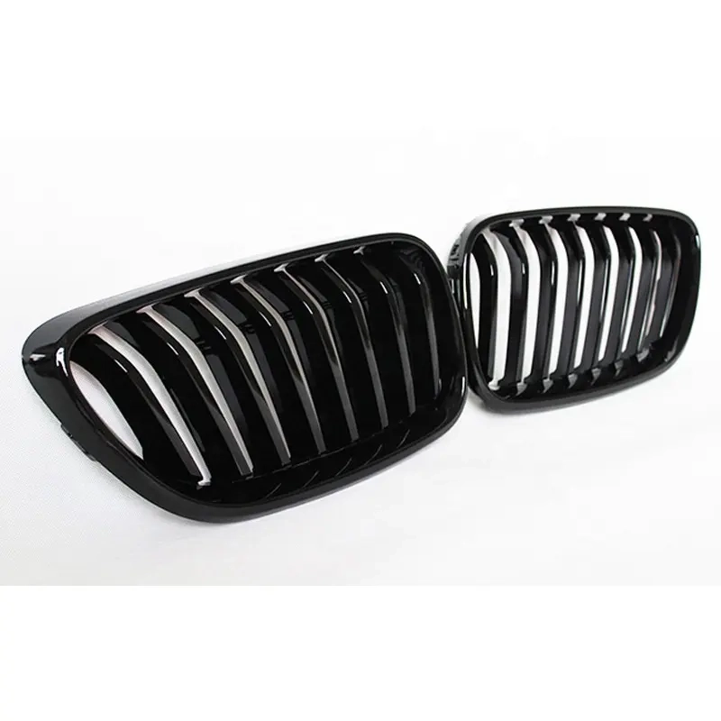Für BMW 2er F22 Frontstoßstange Kühlergrill 2014 2015 2016 2017 2018 einzeilig hochglanz schwarz (2)