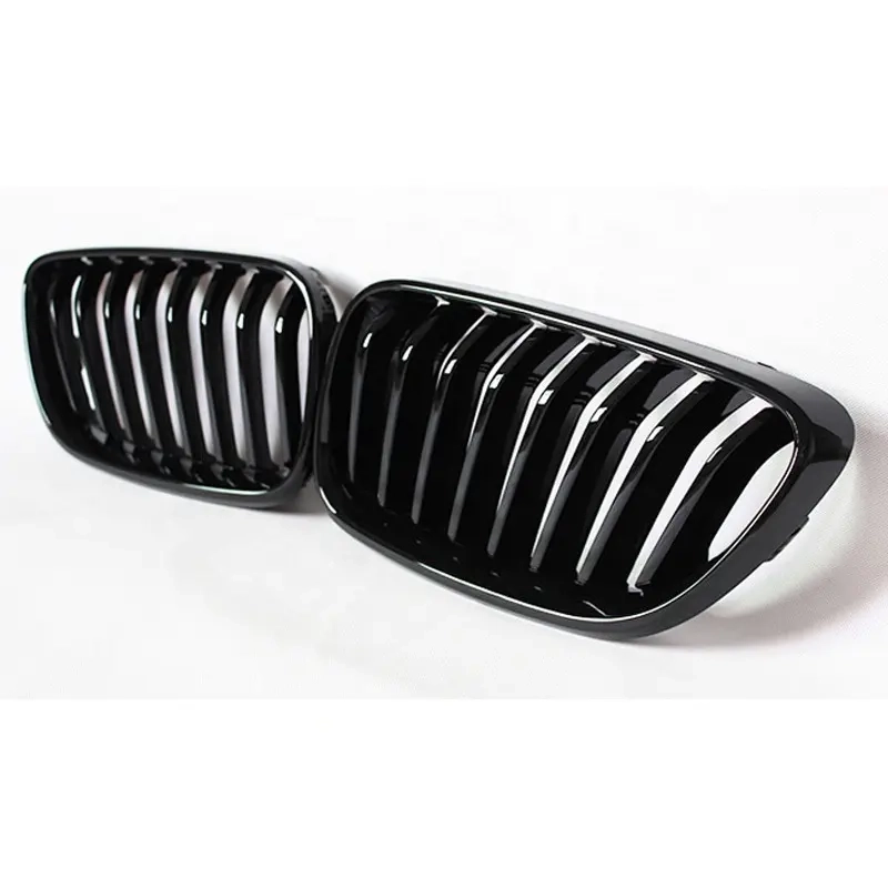 Für BMW 2er F22 Frontstoßstange Kühlergrill 2014 2015 2016 2017 2018 single line hochglanz schwarz (4)