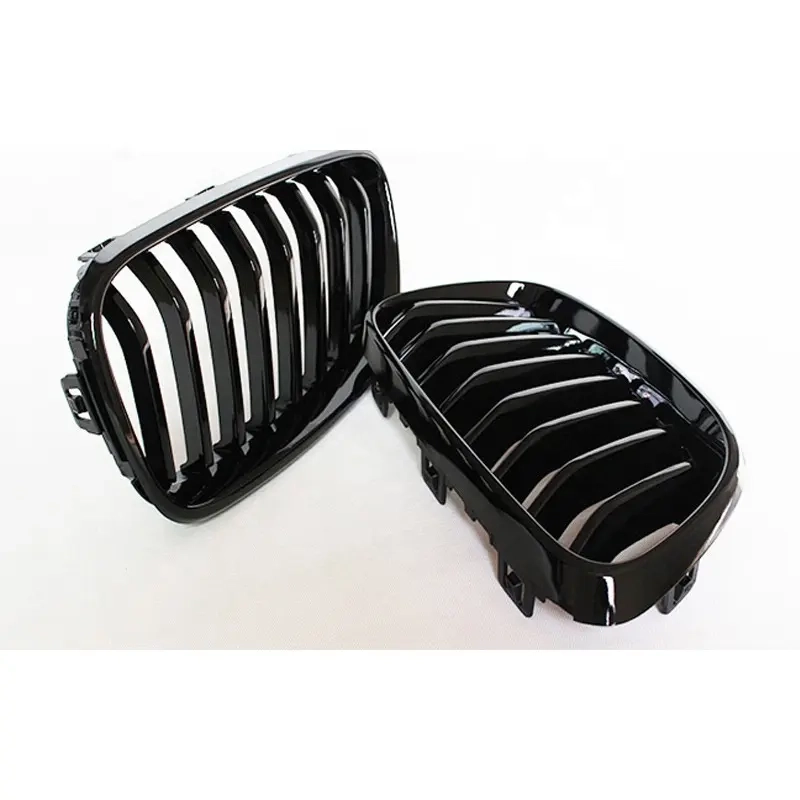 Für BMW 2er F22 Frontstoßstange Kühlergrill 2014 2015 2016 2017 2018 single line hochglanz schwarz (5)