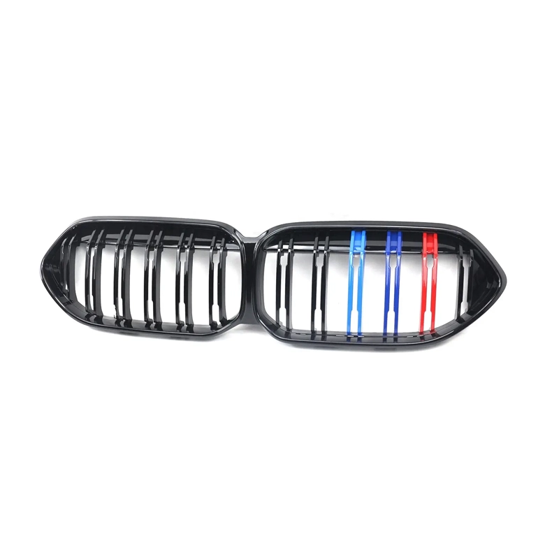 Für BMW 2er F44 Stoßstangengrill 2019+ 2020 Gloss Black Silvery (2)