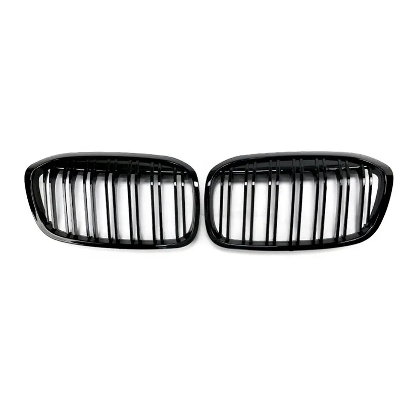 Für BMW 2er F45 Stoßstangengrill 2018 2019 2020 Hochglanz schwarz Doppellinie (1)