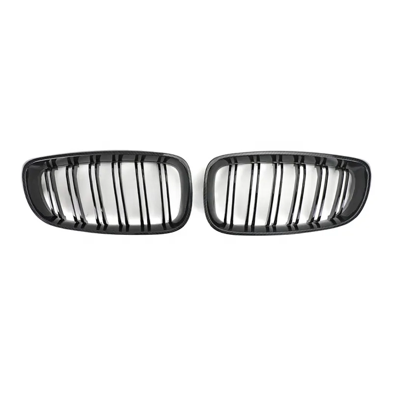 Für BMW F34 3er Frontstoßstange Ansauggitter Doppellinie Carbon Book Style (2)