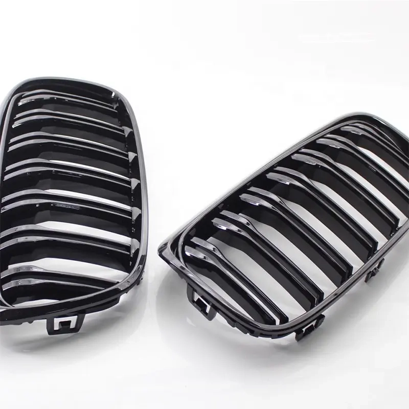 Für BMW G20 3er 2019 2020 2021 Frontstoßstange Ansauggitter Doppellinie mattschwarz (3)