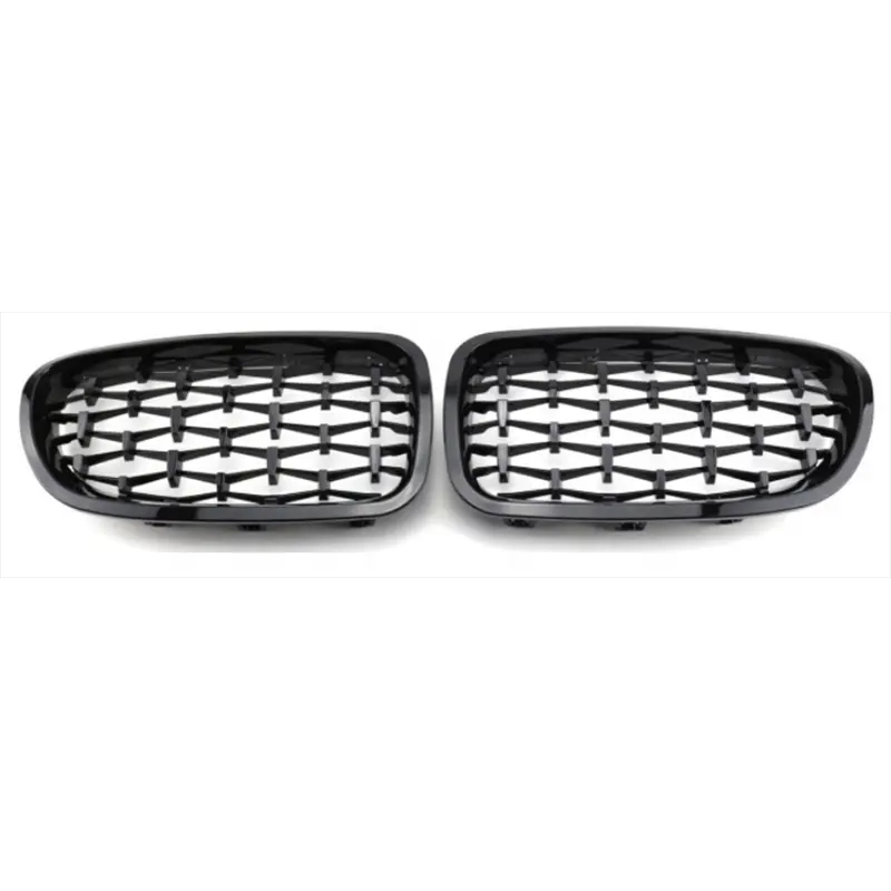 Für BMW das Lufteinlassgitter an der vorderen Stoßstange von F10 GRILLE 10-17 5er Diamant Gloss black (1)
