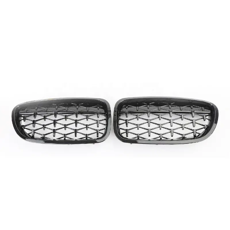 Für BMW das Lufteinlassgitter an der vorderen Stoßstange von F10 GRILLE 10-17 5er Diamant Gloss black (3)