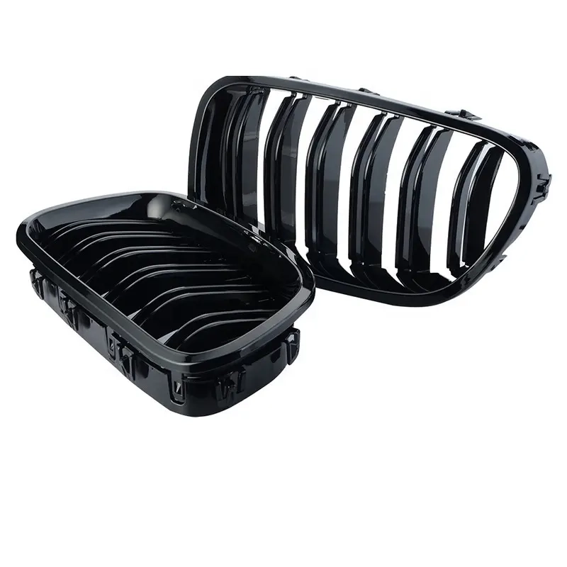 Für BMW das Lufteinlassgitter an der vorderen Stoßstange von F10 GRILLE 10-17 5er Serie double Gloss Black (10)