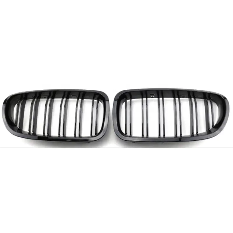 Für BMW das Lufteinlassgitter auf der vorderen Stoßstange von F10 GRILLE 10-17 5er Serie double Gloss Black (11)