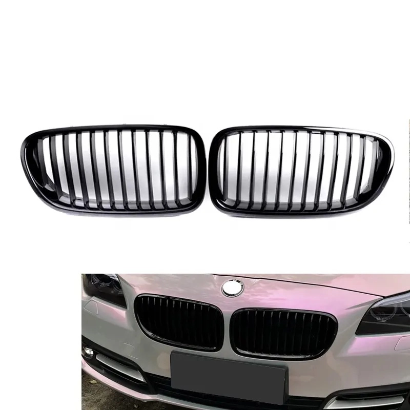Für BMW das Lufteinlassgitter an der vorderen Stoßstange von F10 GRILLE 10-17 5er Serie einzeln Gloss Black (3)