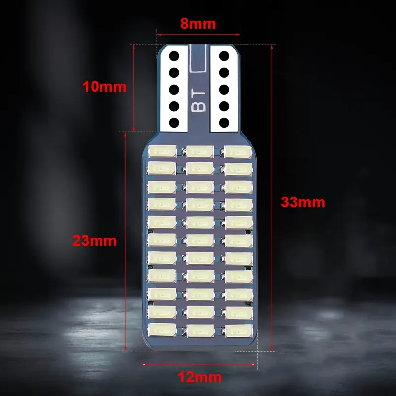 LED T10 194 168 w5w skaitymo kupolo lemputės (2)