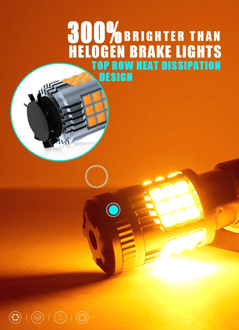 Led posūkio signalo šviesa 3030 36smd (4)