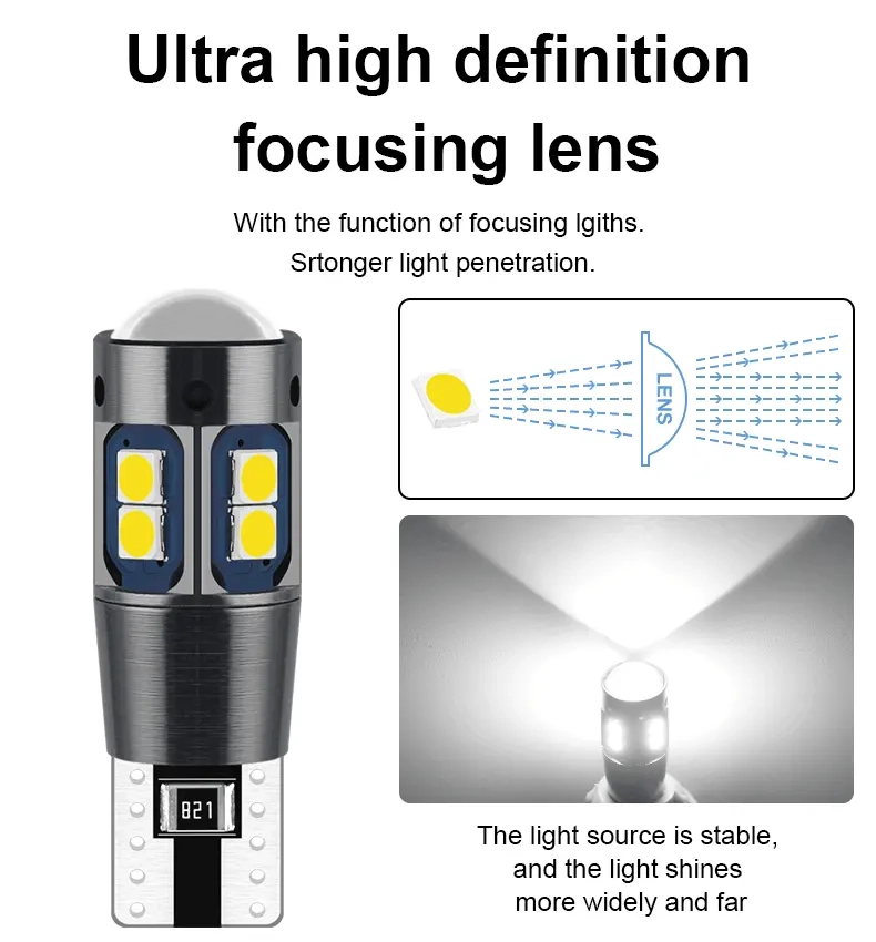 T10 3030 10SMD LED-Leuchte