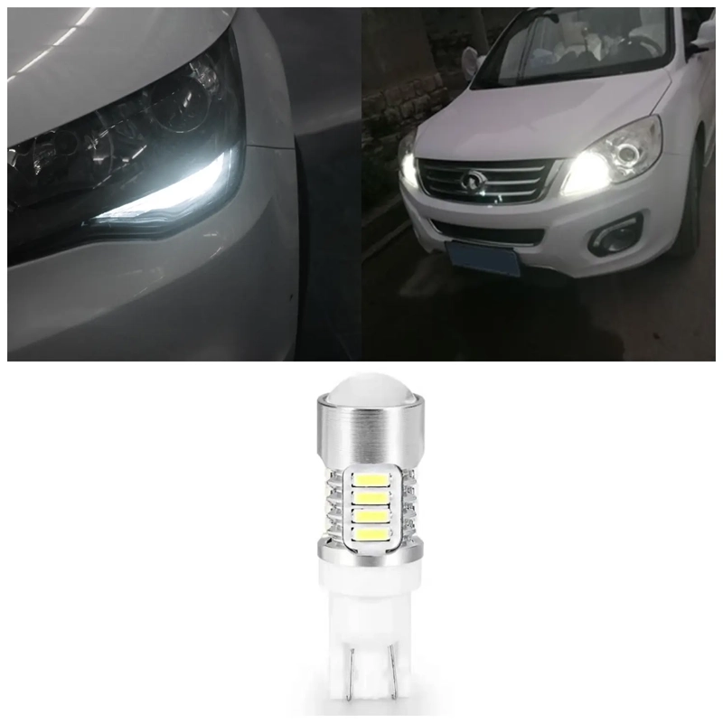 T10 W5W 194 168 4014 20 SMD LED lemputės