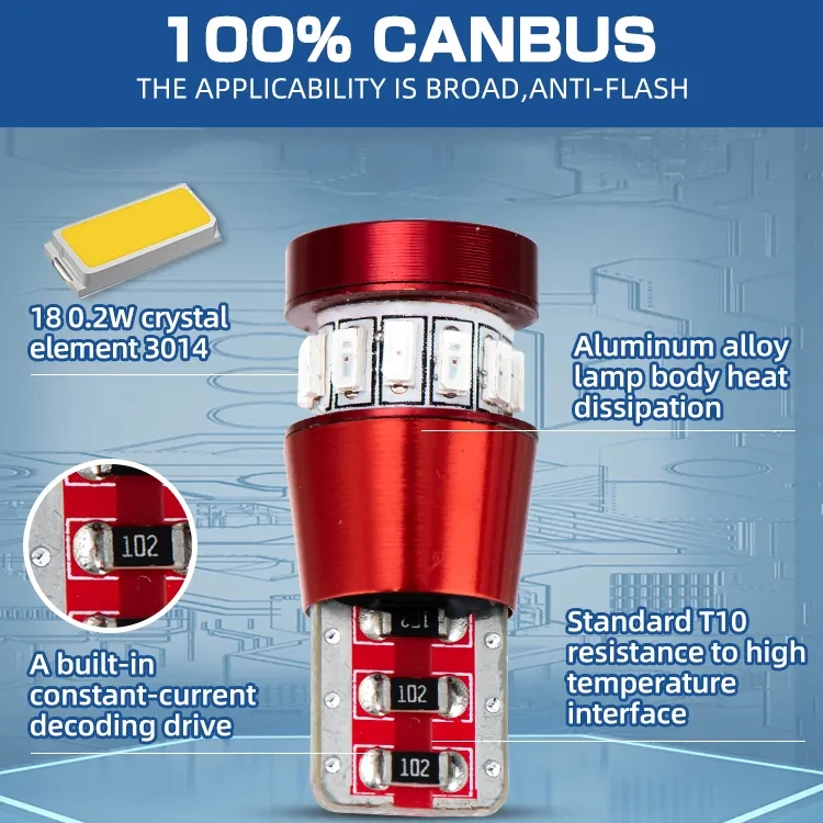 W5w 3014 18smd Canbus