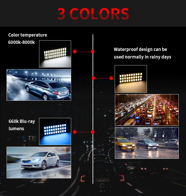 automobilio LED lempos su universaliais (3)