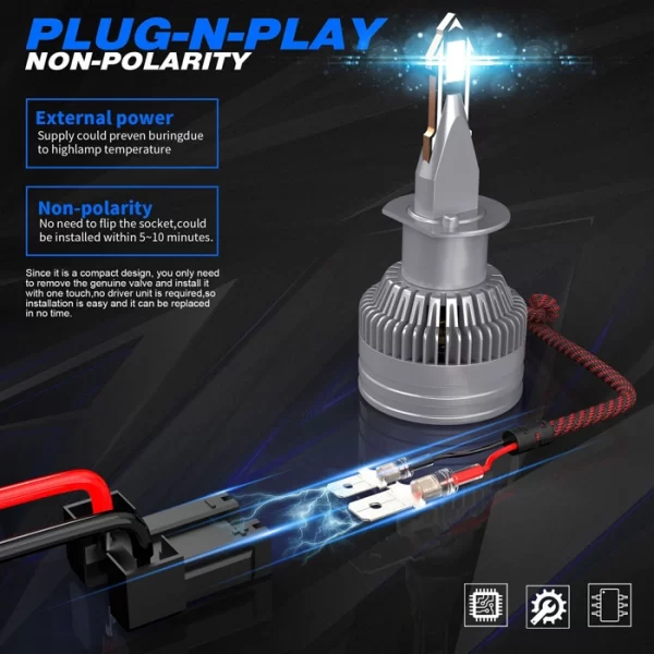 liwiny H4 H7 Car Led Light