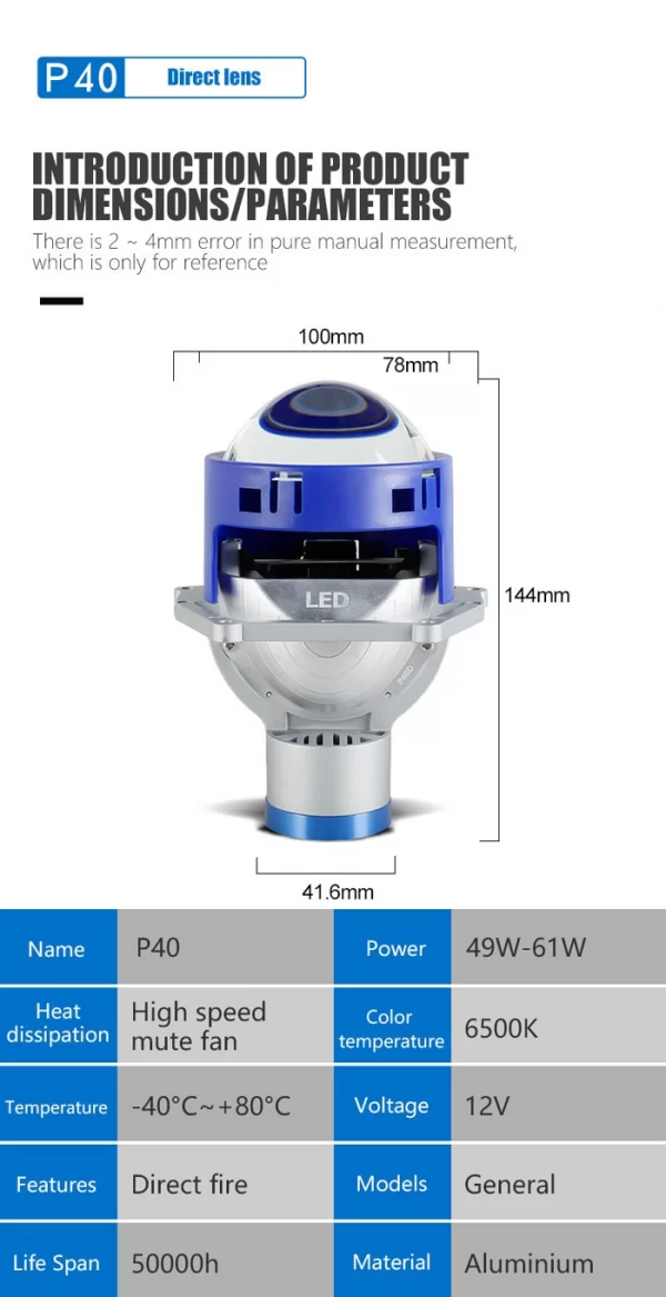Led Laser Projector Lens