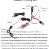 Auto 1 2 4 Lead 12V 40A LED Work Light Bar Wiring Harness Kit (1)