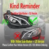 DRL Yellow LED Panel Daytime Running Lights (2)
