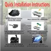 DRL Yellow LED Panel Daytime Running Lights (3)