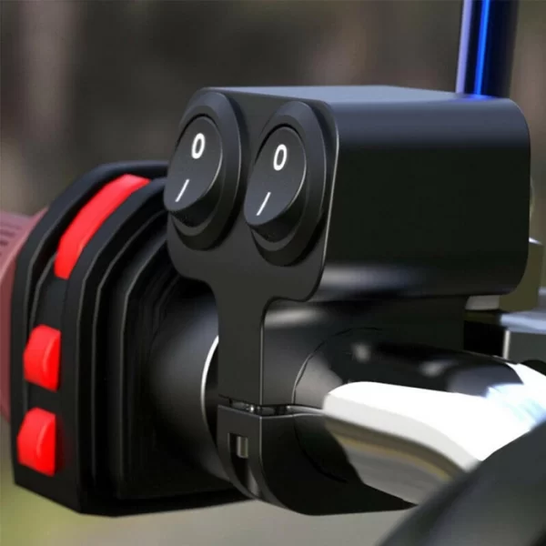 Double Control Switches for Motor Electric Bike Key Button Accessories (6)