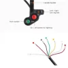Electric Bike Scooter Horn Turn Signals OnOff Button Light Switches Wholesale (3)