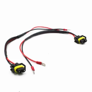 H11B Headlight Bulb Male Wire Harness Connector (6)