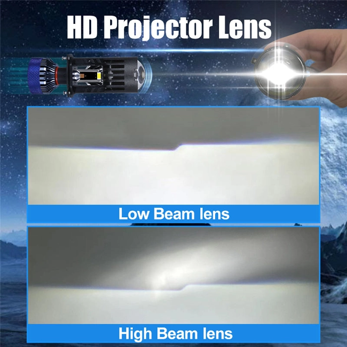 H4 Car Bi Led Projector Lens