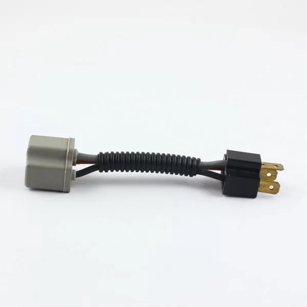 H4 Ceramic LED bulb socket cables (4)