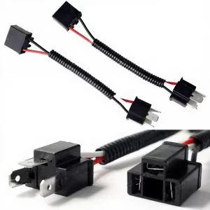 H4 plastic Car Led Light Bulb Extension Cable