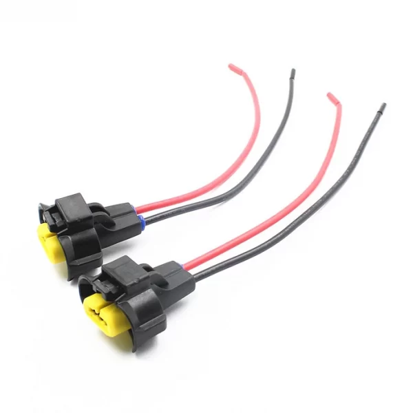 H8 car halogen bulbs relays wiring harness (4)