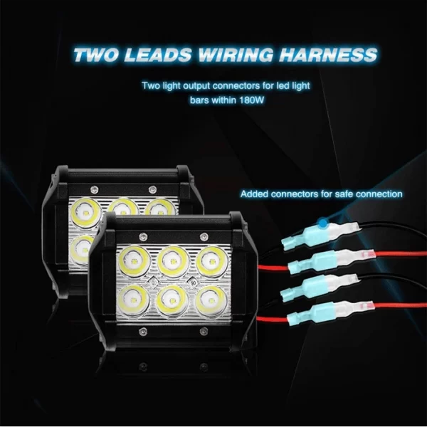 LED Light Wire Relay Kit 40A 12V for Auto Car 4WD UAZ SUV (1)