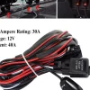 Offroad 4x4 Truck SUV Light bar Cable W Rocker Switch Relay Fuse (4)
