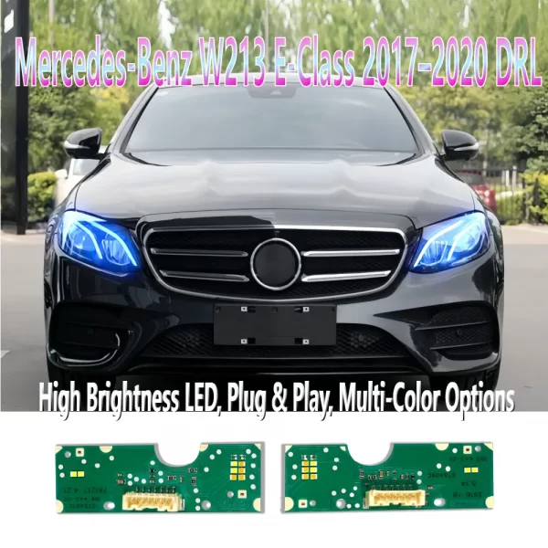 Red Blue For Benz w213 E 2017-2020 LCI (1)