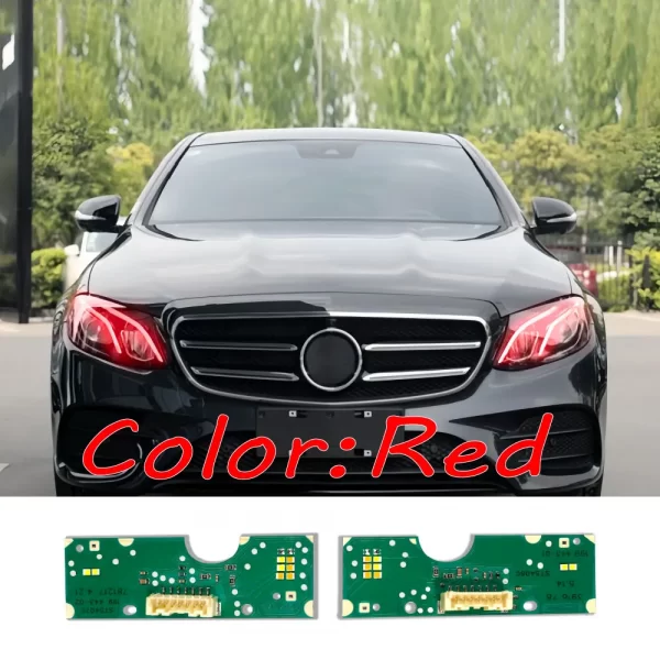 Red Multicolor Yellow Daytime Running Lights (3)
