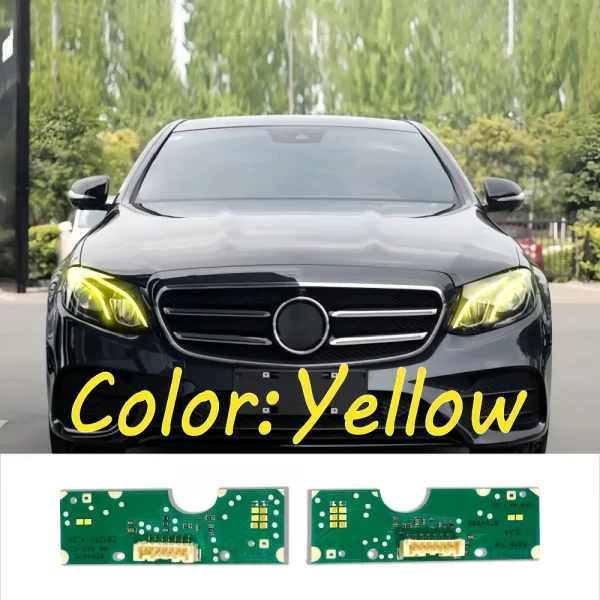 Red Multicolor Yellow Daytime Running Lights (4)