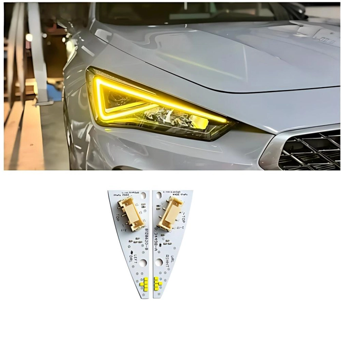 Red White Yellow Blue DRL LED Boards (4)