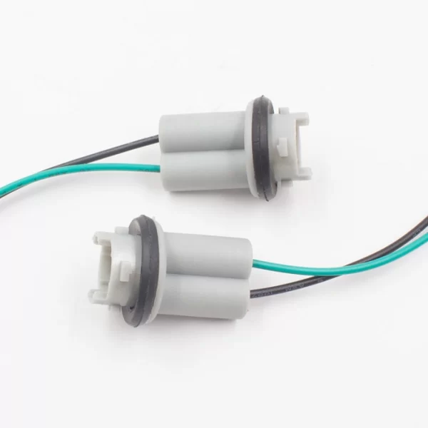 T10 W5W T15 LED bulb socket cables (4)