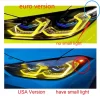 US Spec Yellow Laser Headlight Angel Eyes (2)
