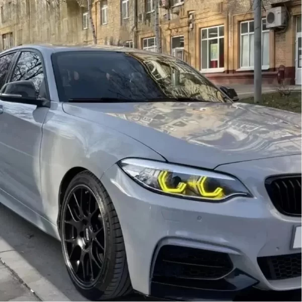 Whie Yellow Angel Eyes DRL Daylight