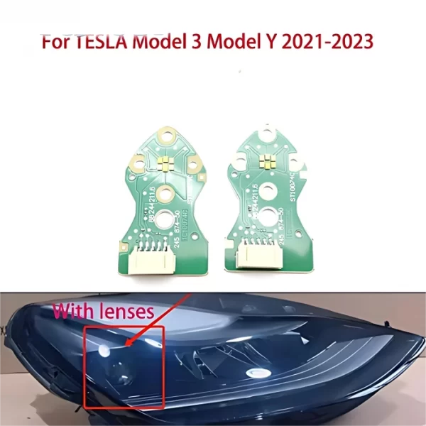 White DRL LED Boards for TESLA Model 3 Model Y 2021-2023(1)