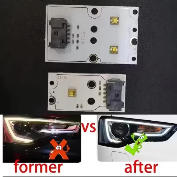 White LED DRL Board for A4L B8 A5 S5 2013-2015(1)