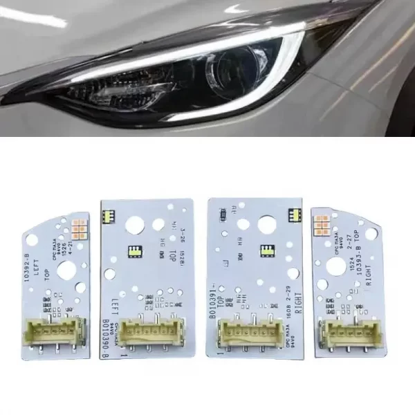 White LED DRL Boards for 2017 INFINIT QX30 Q30