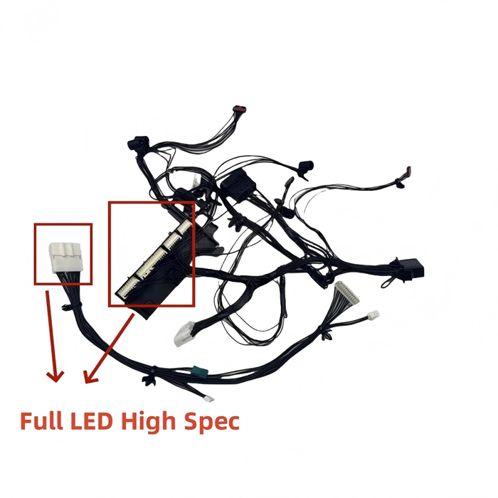 high-end LED AFS headlights harness (2)(1)