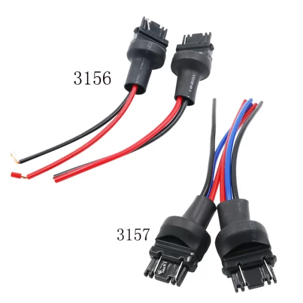 1156 1157 BAU15S 7440 7443 3156 3157 Socket Connector (5)