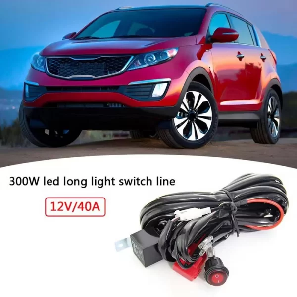 300W LED Light Bar Wiring Harness Kit (1)