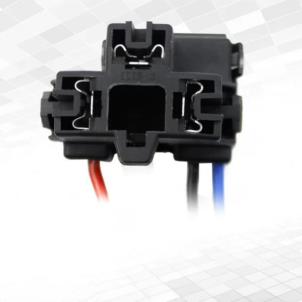 Auto Part Extension Led Headlights Bulbs Wire Harness H4 Socket (4)