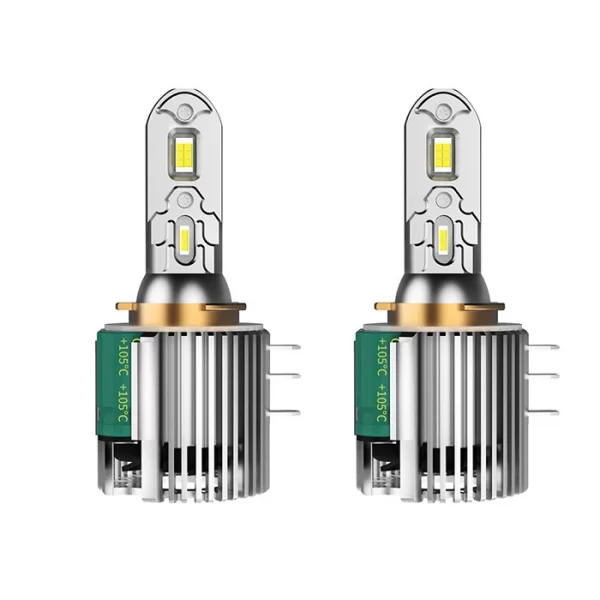 Car Fog Head Lights DRL for VW Golf H15 LED Auto Headlight Bulbs (3)