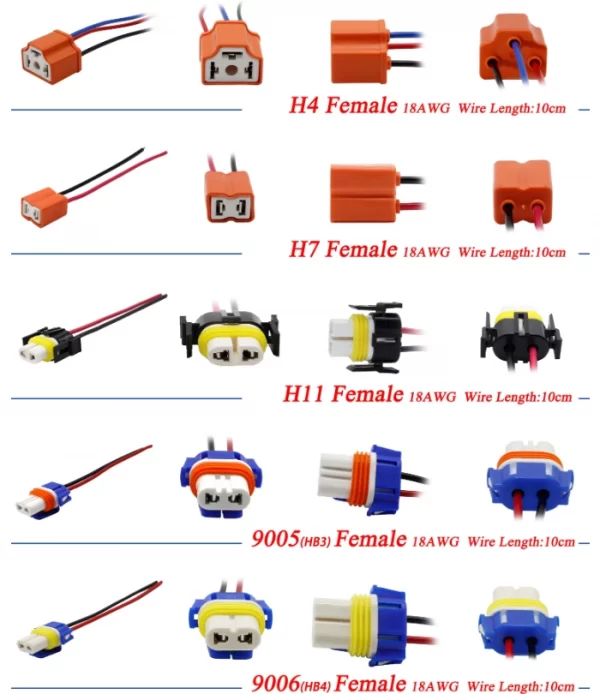 Ceramic Female Adapter for Fog Lights (2)