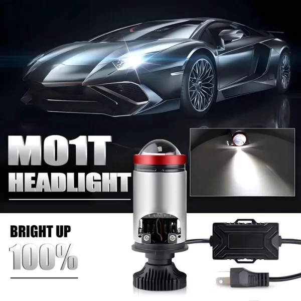H4 Car Double Lens Led Headlight (2)